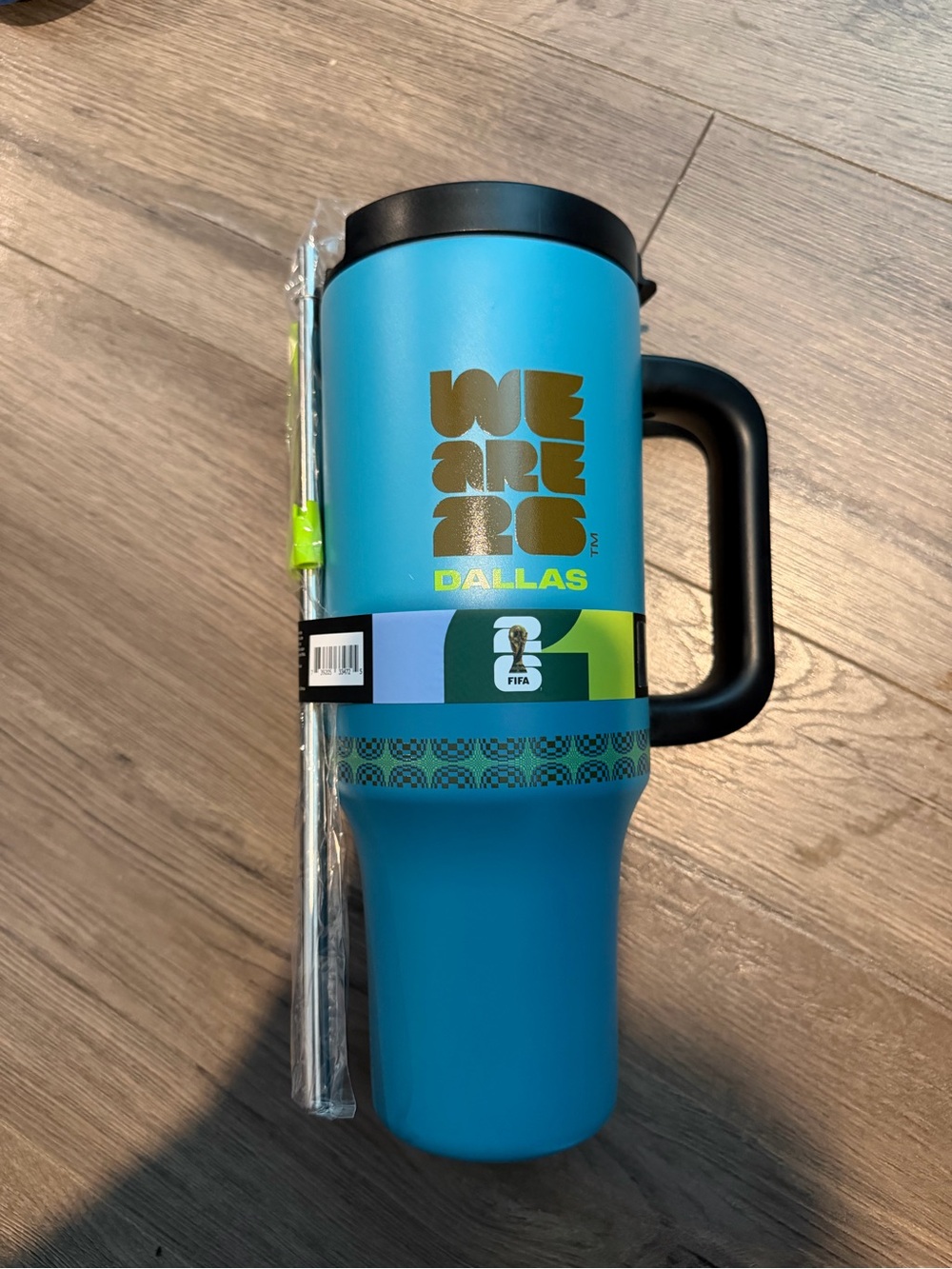 FIFA World Cup 2026 40oz Dallas Stainless Steel Insulated Tumbler Handle Straw